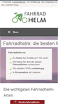 Mobile Screenshot of fahrradhelm.net